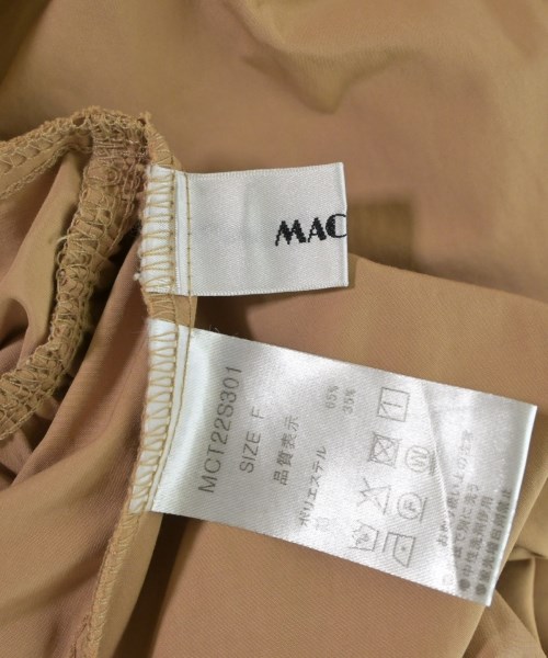 MACHATT（マチャット）ワンピース ベージュ サイズ:F レディース/2200716352068