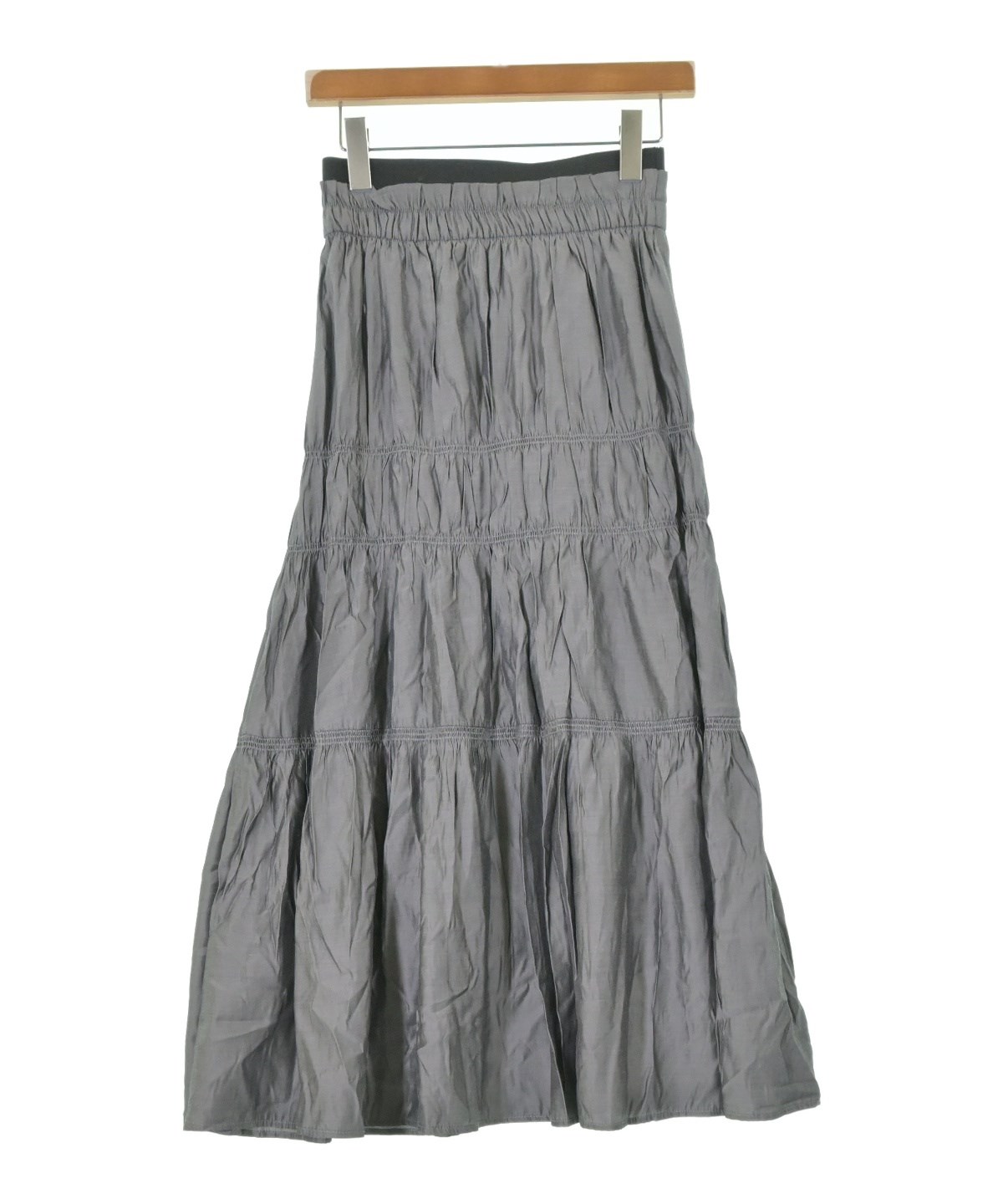 MACHATT（マチャット）ロング・マキシ丈スカート グレー サイズ:F