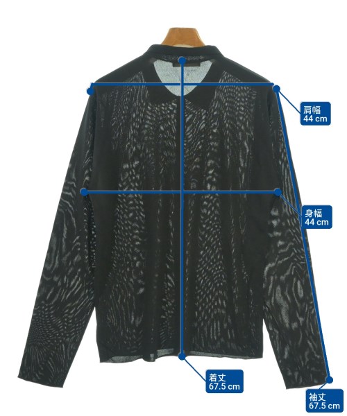 MAISON MONTAGUT（メゾンモンタギュ）カーディガン 黒 サイズ:M メンズ/2200619112011