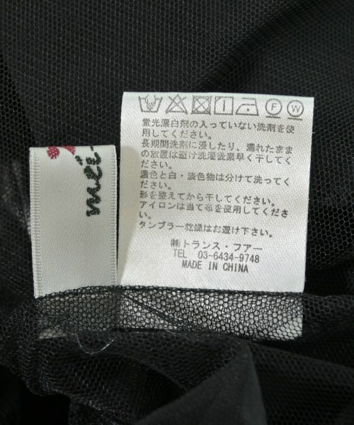 mei-mei（メイメイ）Tシャツ・カットソー 黒 サイズ:ML レディース/2200725885069
