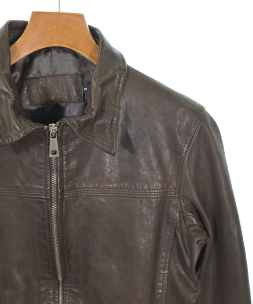 MUSHER（マーシャー）ライダース 茶 サイズ:1(S位) メンズ/2200619921019