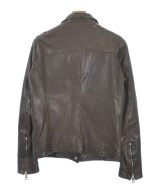 MUSHER（マーシャー）ライダース 茶 サイズ:1(S位) メンズ/2200619921019