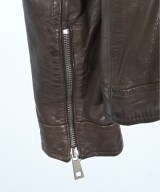 MUSHER（マーシャー）ライダース 茶 サイズ:1(S位) メンズ/2200619921019