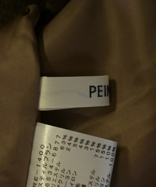PEINDRE（パンドル）ステンカラーコート 茶 サイズ:F レディース/2200691317038