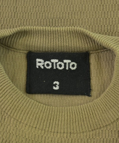 ROTOTO（ロトト）Tシャツ・カットソー 茶 サイズ:3(L位) メンズ/2200718813147