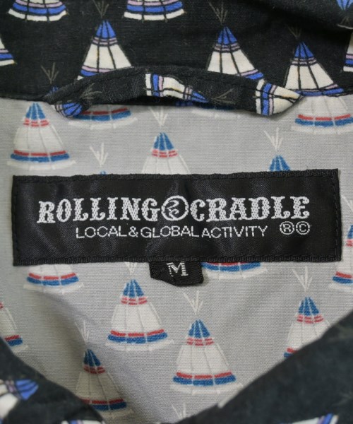 ROLLING CRADLE（ローリングクレイドル）カジュアルシャツ 黒 サイズ:M メンズ/2200614983142
