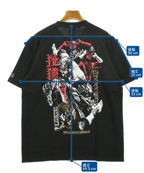 ROLLING CRADLE（ローリングクレイドル）Tシャツ・カットソー 黒 サイズ:L メンズ/2200731754069