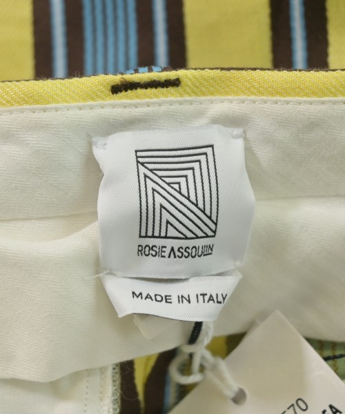 ROSIE ASSOULIN（ロージーアスリーヌ）クロップドパンツ 黄 サイズ:0(XS位) レディース/2200631181262