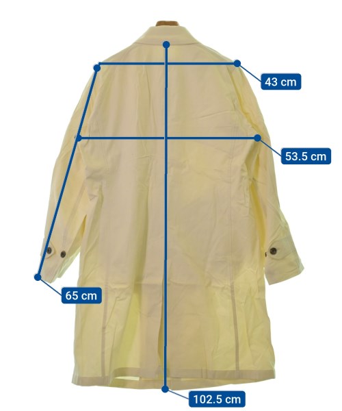 Sebiro & Co.（セビロアンドコー）ステンカラーコート 白 サイズ:L メンズ/2200525093022