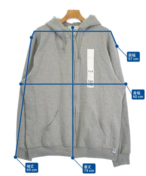SO SHOP & HOSTEL（ソウショップアンドホステル）パーカー グレー サイズ:XL メンズ/2200605693029