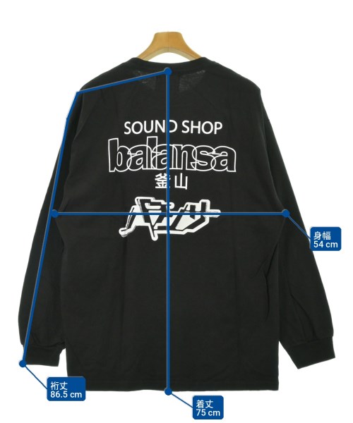 SOUND SHOP balansa（サウンドショップバランサ）Tシャツ・カットソー 黒 サイズ:XL メンズ/2200715550250