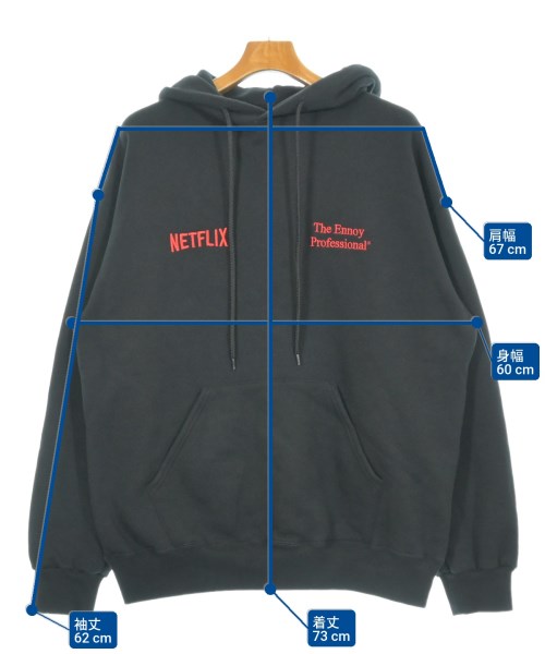The Ennoy Professional（エンノイプロフェッショナル）パーカー 黒 サイズ:XL メンズ/2200640016036