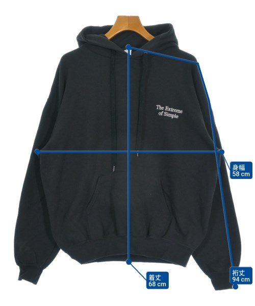 The Ennoy Professional（エンノイプロフェッショナル）パーカー 黒 サイズ:L メンズ/2200625226061