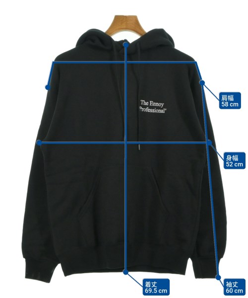 The Ennoy Professional（エンノイプロフェッショナル）パーカー 黒 サイズ:S メンズ/2200619100032