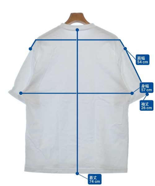 The Ennoy Professional（エンノイプロフェッショナル）Tシャツ・カットソー 白 サイズ:L メンズ/2200712082082