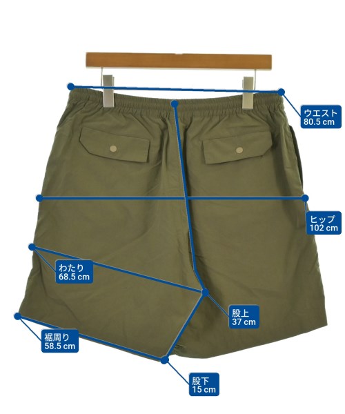 The Ennoy Professional（エンノイプロフェッショナル）ショートパンツ カーキ サイズ:L メンズ/2200646265391