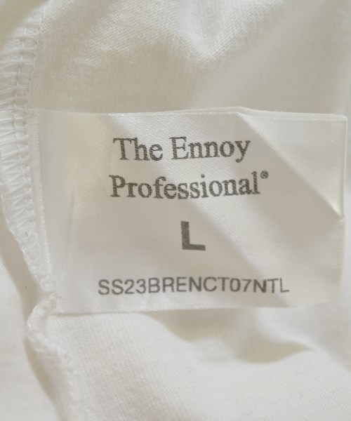 The Ennoy Professional（エンノイプロフェッショナル）Tシャツ・カットソー 白 サイズ:L メンズ/2200643850095