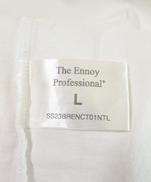 The Ennoy Professional（エンノイプロフェッショナル）Tシャツ・カットソー 白 サイズ:L メンズ/2200722304273