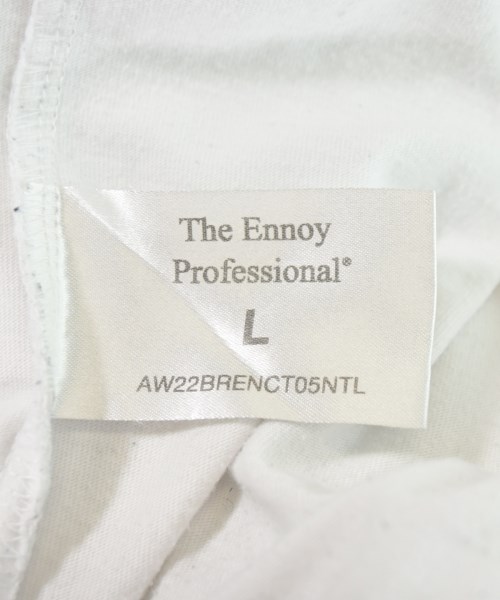 The Ennoy Professional（エンノイプロフェッショナル）Tシャツ・カットソー 白 サイズ:L メンズ/2200722304358