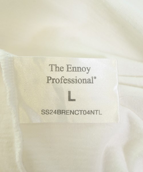 The Ennoy Professional（エンノイプロフェッショナル）Tシャツ・カットソー 白 サイズ:L メンズ/2200684840048