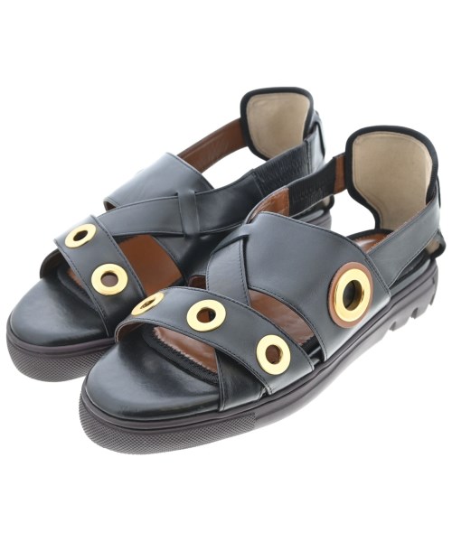 thyme(タイム)サンダル 黒 サイズ:M(23cm位)/2200631563181