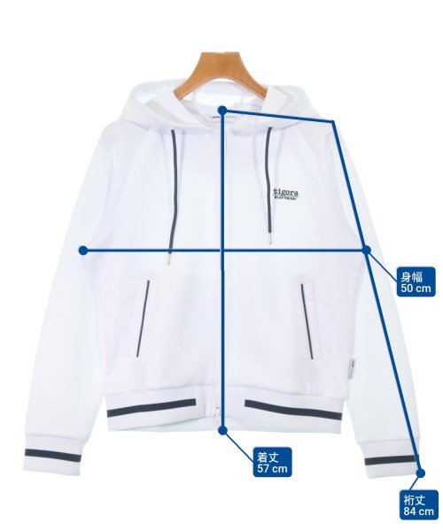 TIGORA（ティゴラ）パーカー 白 サイズ:L レディース/2200622446103