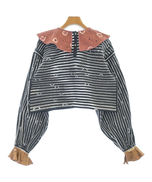 UNTITLED CO.（アンタイトルドコー）ブラウス 紺 サイズ:XS レディース/2200637351065