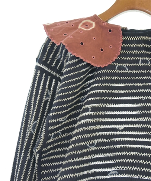 UNTITLED CO.（アンタイトルドコー）ブラウス 紺 サイズ:XS レディース/2200637351065