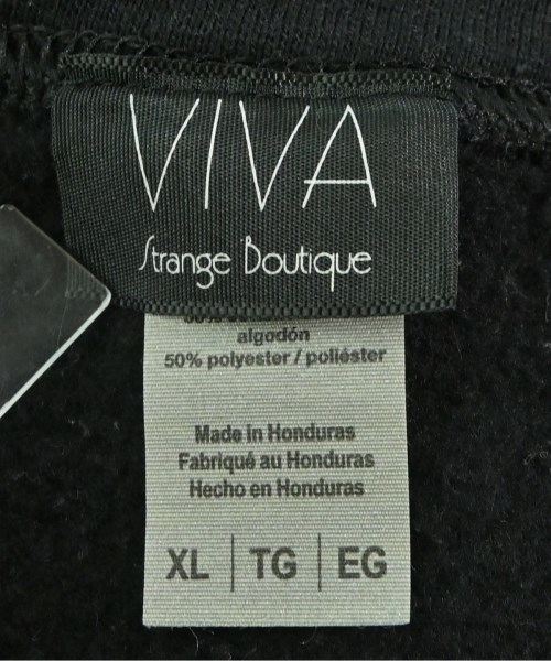 VIVA STRANGE BOUTIQUE（ビバストレンジブティック）スウェット 黒 サイズ:XL メンズ/2200651350075