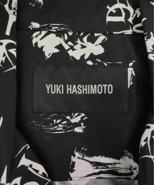 YUKI HASHIMOTO（ユキハシモト）カジュアルシャツ 黒 サイズ:44(S位