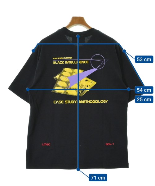 YUKI HASHIMOTO（ユキハシモト）Tシャツ・カットソー 黒 サイズ:-(M位) メンズ/2200490015838
