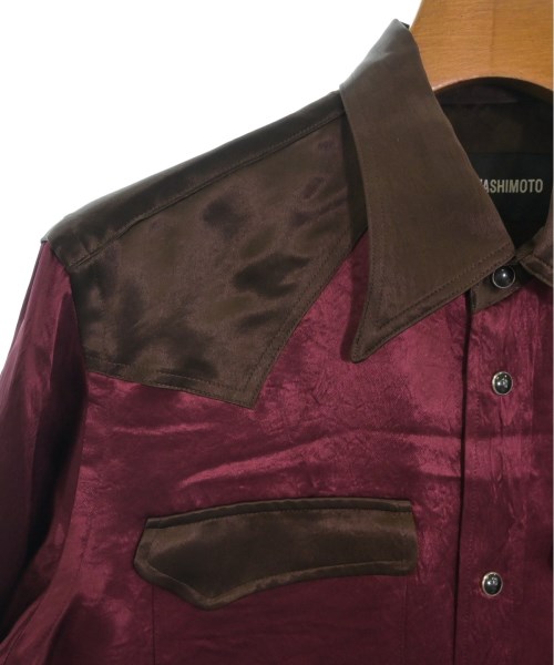 YUKI HASHIMOTO（ユキハシモト）カジュアルシャツ 赤 サイズ:-(L位) メンズ/2200490224827