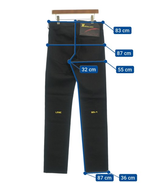 YUKI HASHIMOTO（ユキハシモト）デニムパンツ 黒 サイズ:-(L位) メンズ/2200490614741