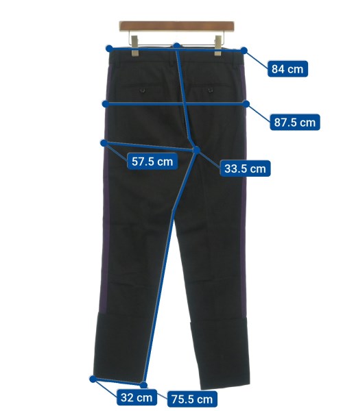 YUKI HASHIMOTO（ユキハシモト）スラックス 黒 サイズ:-(L位) メンズ/2200490614871