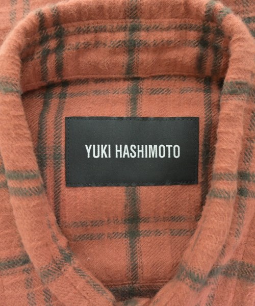 YUKI HASHIMOTO（ユキハシモト）カジュアルシャツ 赤 サイズ:L メンズ/2200674683013