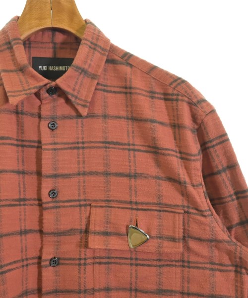YUKI HASHIMOTO（ユキハシモト）カジュアルシャツ 赤 サイズ:L メンズ/2200674683013