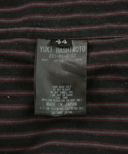 YUKI HASHIMOTO（ユキハシモト）カジュアルシャツ 赤 サイズ:44(S位) メンズ/2200708440032