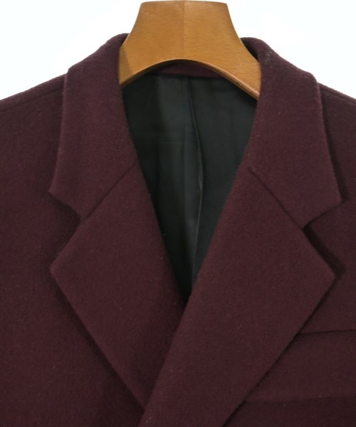 YUKI HASHIMOTO（ユキハシモト）チェスターコート 赤 サイズ:44(S位) メンズ/2200661441015