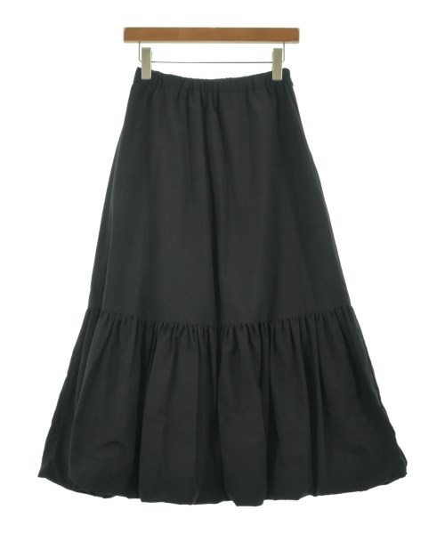yuw(ユウ)ロング・マキシ丈スカート 黒 サイズ:F/2200649374014