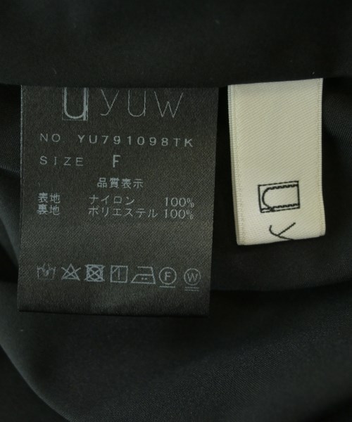 yuw（ユウ）ロング・マキシ丈スカート 黒 サイズ:F レディース/2200649374014