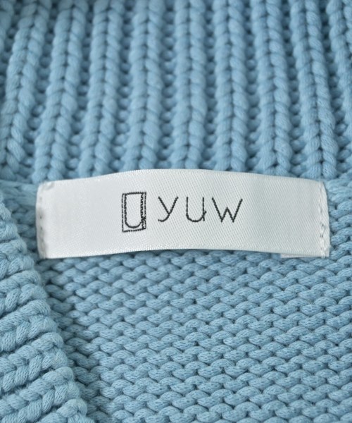 yuw（ユウ）ニット・セーター 青 サイズ:F レディース/2200658814013