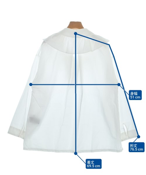 yuw（ユウ）ブラウス 白 サイズ:F レディース/2200642973153