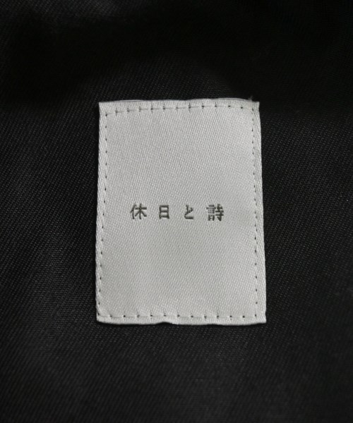 休日と詩（キュウジツトシ）その他 黒 サイズ:-(S位) レディース/2200613914062