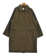 休日と詩（キュウジツトシ）ステンカラーコート 茶 サイズ:F レディース/2200668207010