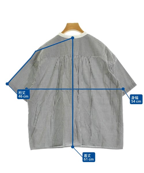 休日と詩（キュウジツトシ）カジュアルシャツ 黒 サイズ:F レディース/2200672500015