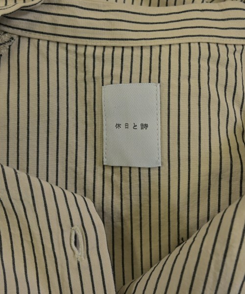 休日と詩（キュウジツトシ）カジュアルシャツ ベージュ サイズ:F レディース/2200670924035