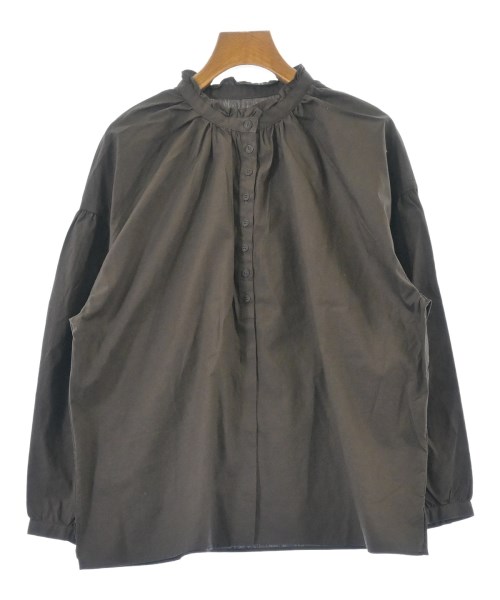 休日と詩(キュウジツトシ)ブラウス 茶 サイズ:F/2200675769051