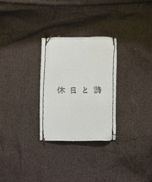 休日と詩（キュウジツトシ）ブラウス 茶 サイズ:F レディース/2200675769051