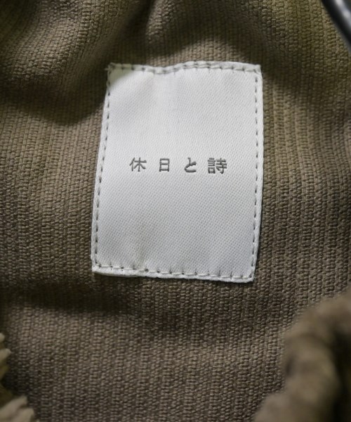 休日と詩（キュウジツトシ）その他 カーキ サイズ:-(M位) レディース/2200657208059