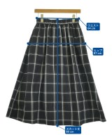 休日と詩（キュウジツトシ）ロング・マキシ丈スカート 黒 サイズ:-(M位) レディース/2200657208066